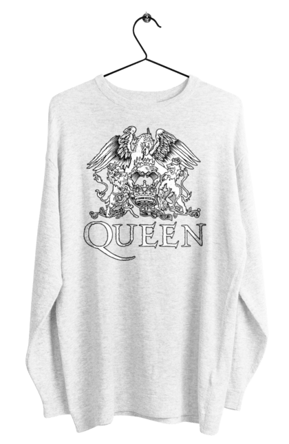 Світшот чоловічий з принтом "Queen". Queen, група, музика, рок. futbolka.stylus.ua