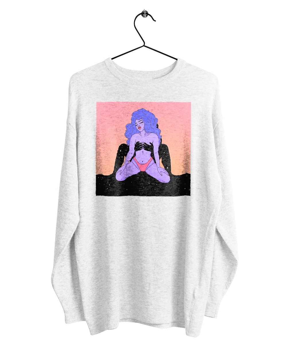 Purple Girl In Panties