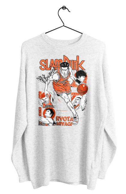 Men's sweatshirt with prints Ryota Miyagi. Anime, basketball, comedy, manga, ryota miyagi, school, shonen, slam dunk, sports anime. 2070702