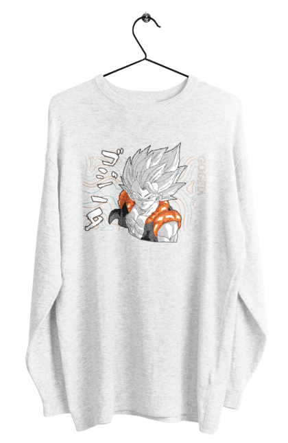 Світшот чоловічий з принтом "Перли дракона Гогета". Dragon ball, gogeta, manga, аніме, гогета, гоку, манга, перли дракона. 2070702