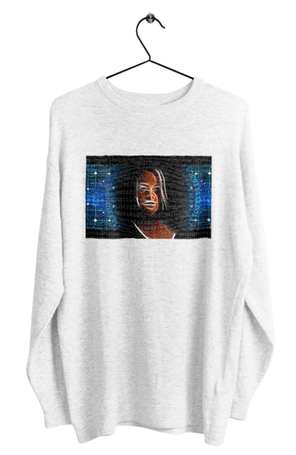 Світшот чоловічий з принтом "Штучний Розум". Айті, айтішник, гик, жінка, знання, інженер, інтелект, кібер, кібернетика, кіборг, код, комп, комп`ютерник, кристал, машинне навчання, мікросхема, мозок, портрет, програміст, професіонал, професія, розробник, розум, світиться, світло, хакер, чіп, штучний інтелект, штучний розум. 2070702