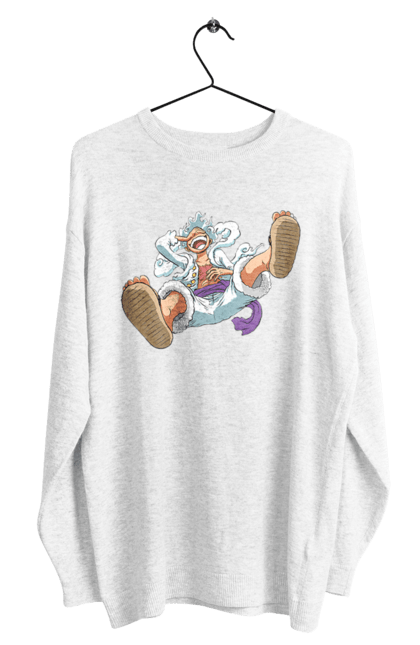 Men's sweatshirt with prints One Piece Luffy. Anime, luffy, manga, monkey de luffy, one piece, pirates. 2070702