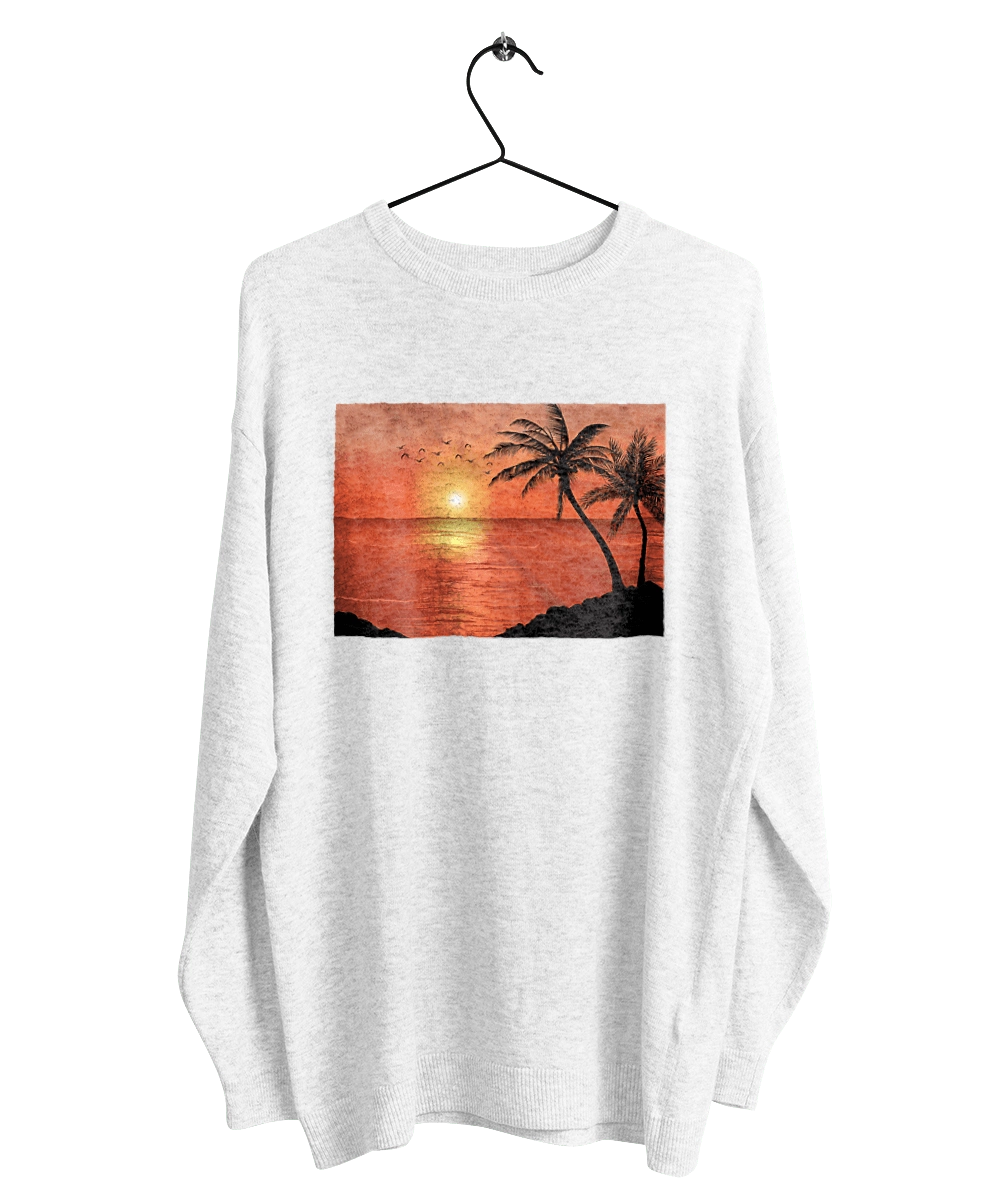 Захід Пальми Море