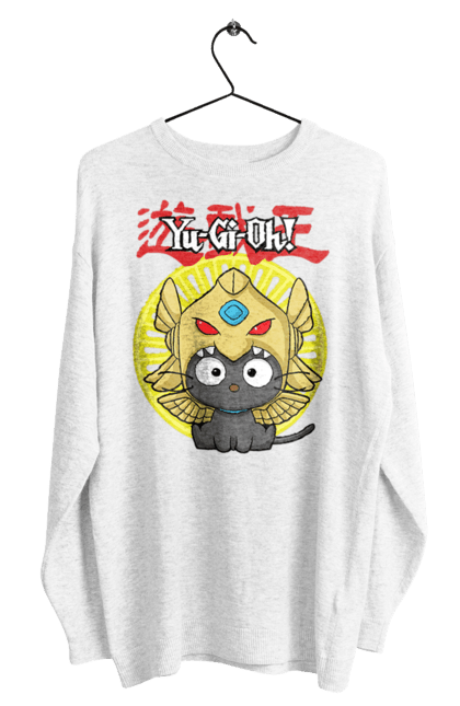 Світшот чоловічий з принтом "Yu Gi Oh! Чококет". Chococat, hello kitty, yu gi oh, yu-gi-oh, аніме, бренд, персонаж, хелло кітті, чококет. 2070702