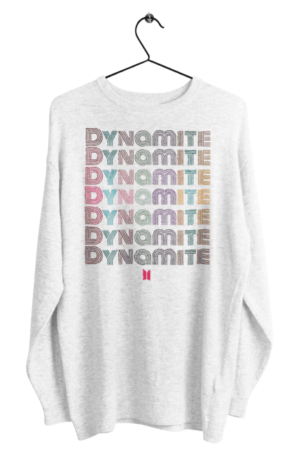 Men's sweatshirt with prints BTS Dynamite. Beyond the scene, bts, dynamite, group, k pop, k-pop, music, musical group, song. 2070702