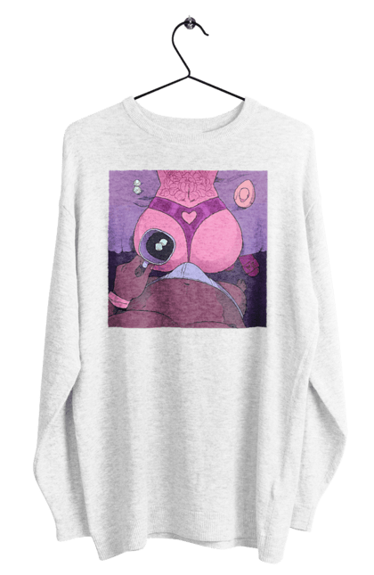 Свитшот мужской с принтом Утренний Кофе С Жопкой. Голая, жопа, кофе, трусы. 2070702