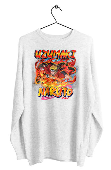 Men's sweatshirt with prints Naruto. Anime, character, manga, naruto, ninja, tv series. 2070702