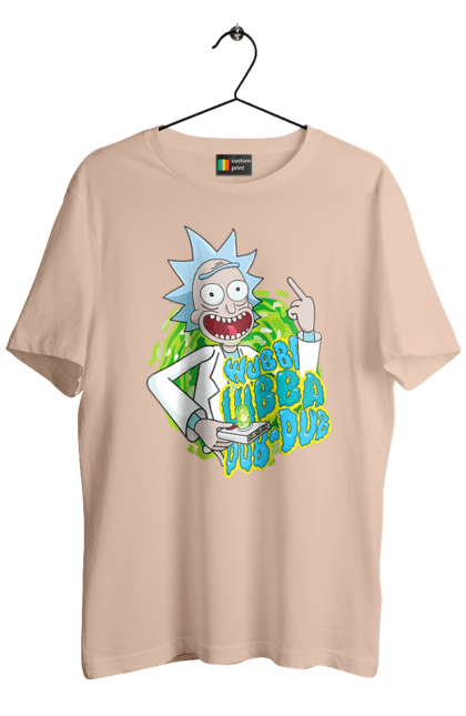 Футболка чоловіча з принтом "Рік та Морті". Rick and morty, мультфільм, наукова фантастика, пригоди, рік, рік і морті, трагікомедія, чорний гумор. 2070702