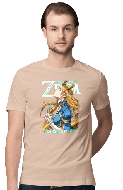 Футболка мужская с принтом The Legend of Zelda Принцесса Зельда. Legend of zelda, nintendo, zelda, зельда, принцесса, принцесса зельда. 2070702