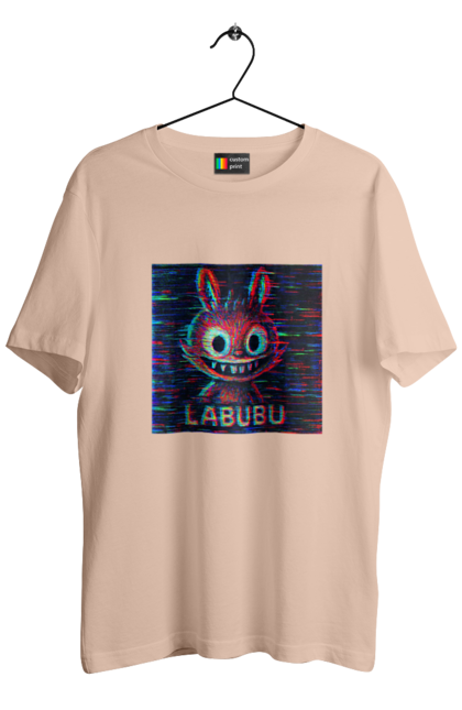 Футболка чоловіча з принтом "Лабубу". Crt, rgb, глітч, кіберпанк, лабубу, пікселі, ретро, спотворення, цифрове мистецтво, шум. 2070702