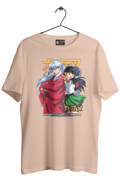 Футболка чоловіча з принтом "Inuyasha". Anime, inuyasha, manga, rumiko takahashi, аніме, демон охоронець, манга, руміко такахасі. 2070702