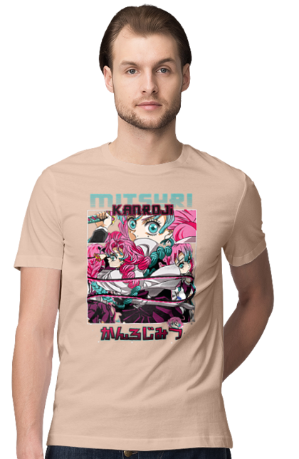 Men's t-shirt with prints Demon Slayer Mitsuri. Anime, demon slayer, giyu tomioka, manga, mitsuri, mitsuri kanroji, serial. 2070702