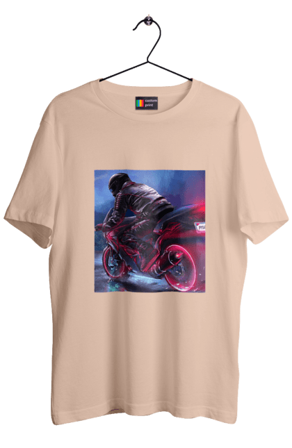 Футболка чоловіча з принтом "Мотоцикл". Motolove, мотолов, мотоцикл, опві, україна. 2070702
