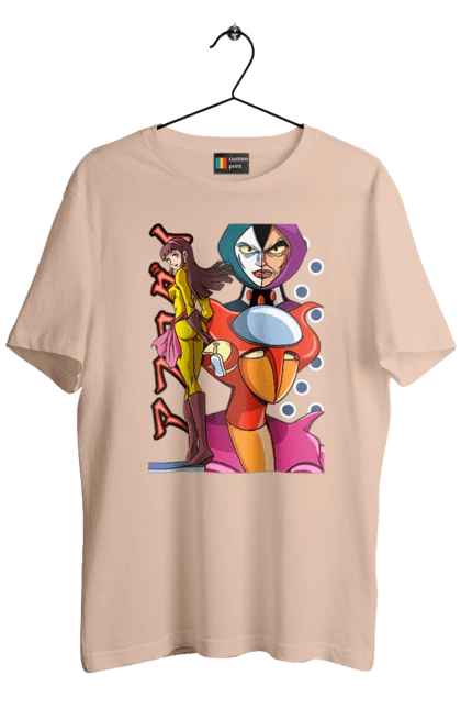 Футболка мужская с принтом Mazinger Z Афродита. Aphrodite, mazinger z, mecha, аниме, афродита, манга, меха, роботы. 2070702