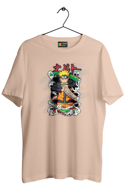 Men's t-shirt with prints Naruto. Anime, character, manga, naruto, ninja, tv series. 2070702