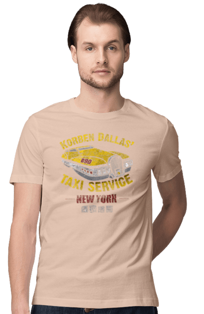 Men`s t-shirt with prints Fifth element | Korban Dallas | Taxi service. Corban dallas, fifth element, new york, taxi, taxi service. 2070702