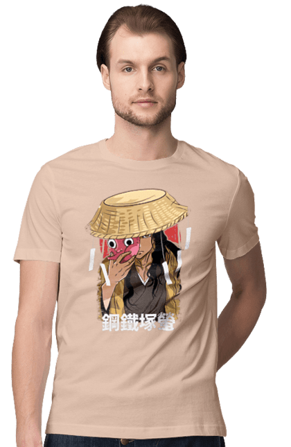 Men's t-shirt with prints Demon Slayer Hotaru Haganezuka. Anime, blacksmith, demon slayer, hotaru haganezuka, kimetsu no yaiba, manga. 2070702