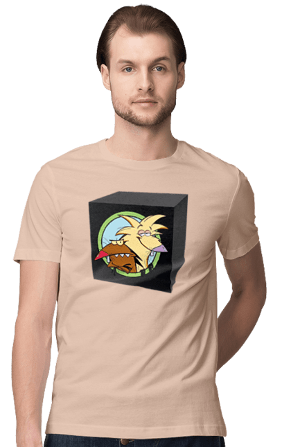 Футболка чоловіча з принтом "Black Box". Black box, бобер, боєприпас, коробка, повернись живим. 2070702