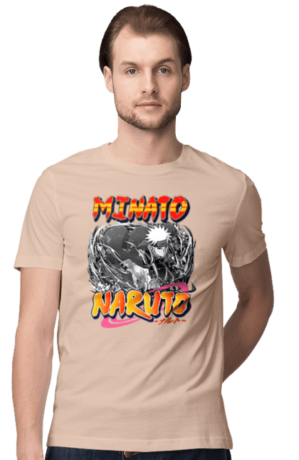 Men's t-shirt with prints Naruto Akatsuki. Akatsuki, anime, character, manga, naruto, ninja, pain, tv series, yahiko. 2070702