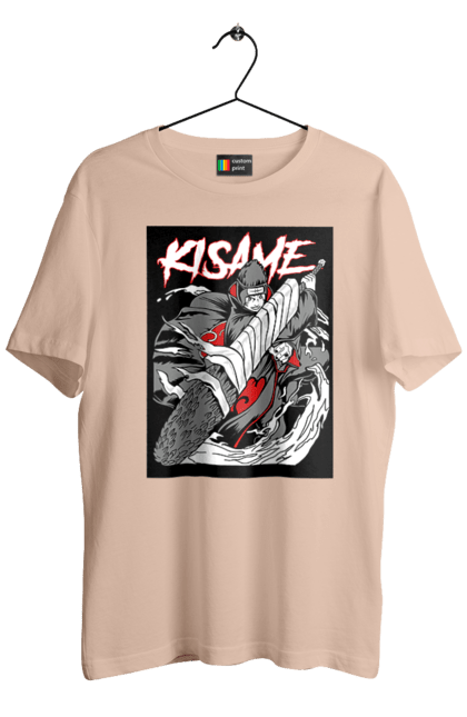 Men's t-shirt with prints Naruto. Anime, character, kisame hoshigaki, manga, naruto, ninja, tv series. 2070702