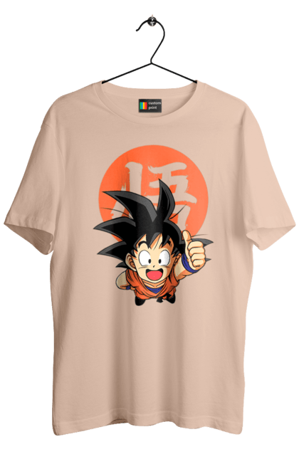 Футболка чоловіча з принтом "Перли дракона Сон Гоку". Dragon ball, manga, son goku, аніме, гоку, манга, перли дракона, сон гоку. 2070702