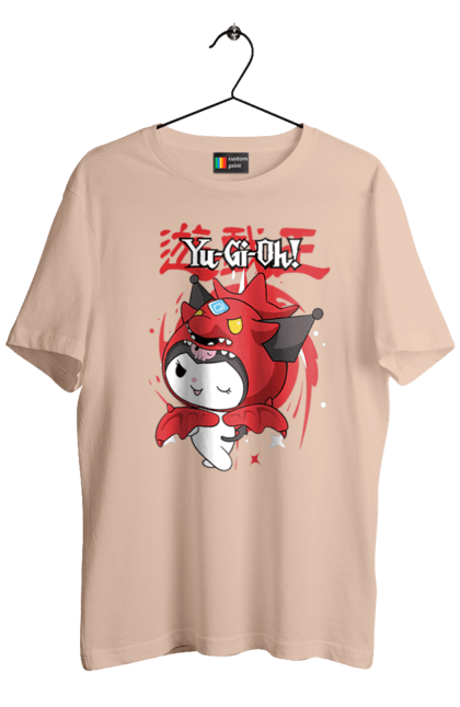 Men's t-shirt with prints Yu Gi Oh! Kuromi. Anime, character, hello kitty, kuromi, my melody, sanrio, yu gi oh, yugio. 2070702