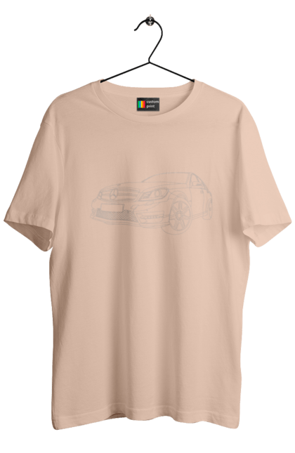 Men`s t-shirt with prints car Mercedes. Auto, mercedes. 2070702