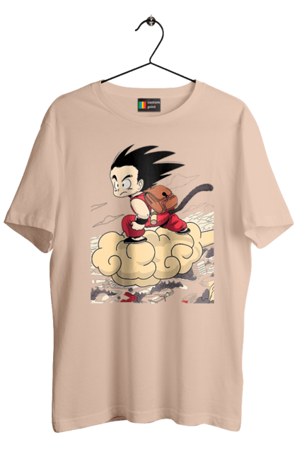 Футболка чоловіча з принтом "Перли дракона Сон Гоку". Dragon ball, manga, son goku, аніме, гоку, манга, перли дракона, сон гоку. 2070702