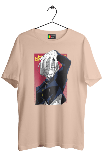 Men's t-shirt with prints Jujutsu Kaisen Nobara. Anime, dark fantasy, jujutsu kaisen, magic battle, manga, mystic, nobara, nobara kugisaki. 2070702