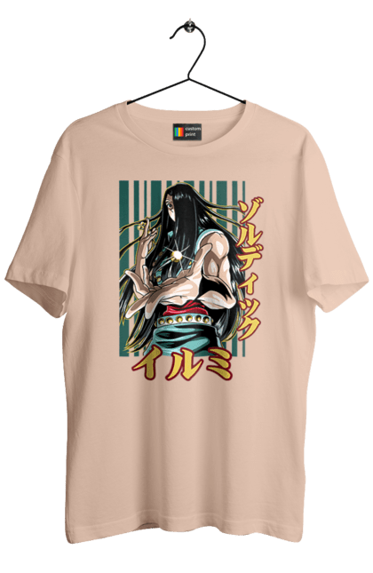 Men's t-shirt with prints Hunter × Hunter Illumi Zoldyck. Anime, hunter, hunter × hunter, hunter hunter, illumi, illumi zoldyck, manga, zoldyck. 2070702