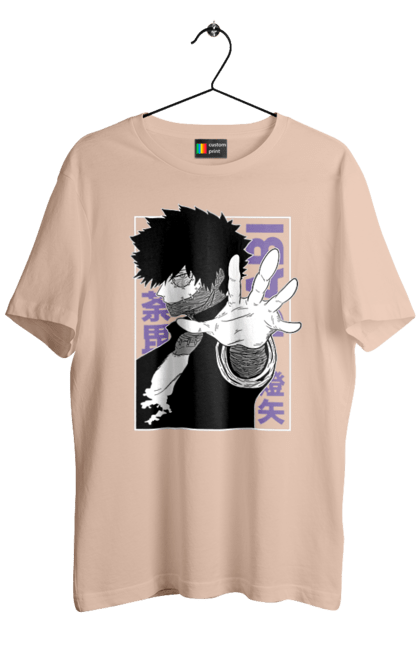 Футболка чоловіча з принтом "Моя академія героїв Дабі". Dabi, my hero academia, todoroki, toya todoroki, академія юей, аніме, дабі, моя академія героїв, тодорокі, тойя тодорокі. 2070702