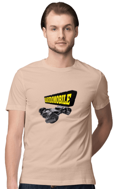 Men`s t-shirt with prints Truck. Auto, auto bandera, batman, batmobile, car, military car, super car, truck. 2070702