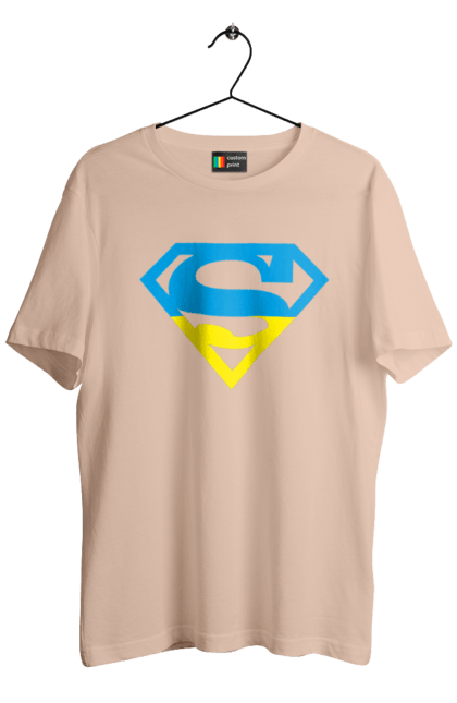 Men`s t-shirt with prints Ukraine super. Super, symbolism, ukraine. 2070702