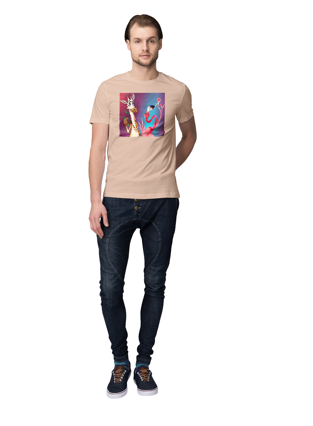 Жираф И Фламинго На Вечеринке