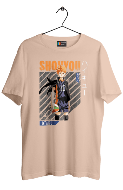 Футболка чоловіча з принтом "Волейбол!! Хіната". Anime, haikyu, hinata, manga, shoyo hinata, аніме, волейбол, манга, хіната, шьо хіната. 2070702