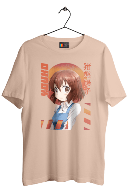 Men's t-shirt with prints Kiniro Mosaic Yoko Inokuma. Anime, gold mosaic, kiniro mosaic, kinmoza, manga, yoko, yoko inokuma. 2070702