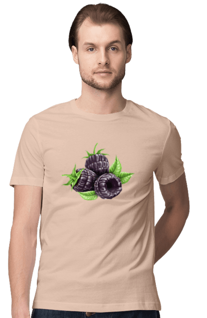 Men`s t-shirt with prints Blackberry. Berry, blackberry. 2070702