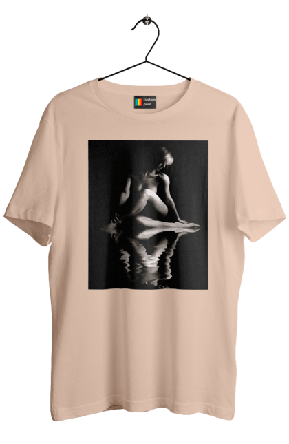 Футболка чоловіча з принтом "Краса тіла". Вигини жіночого тіла, грація тіла, груди, жіноче тіло, жіночі груди, краса тіла. 2070702