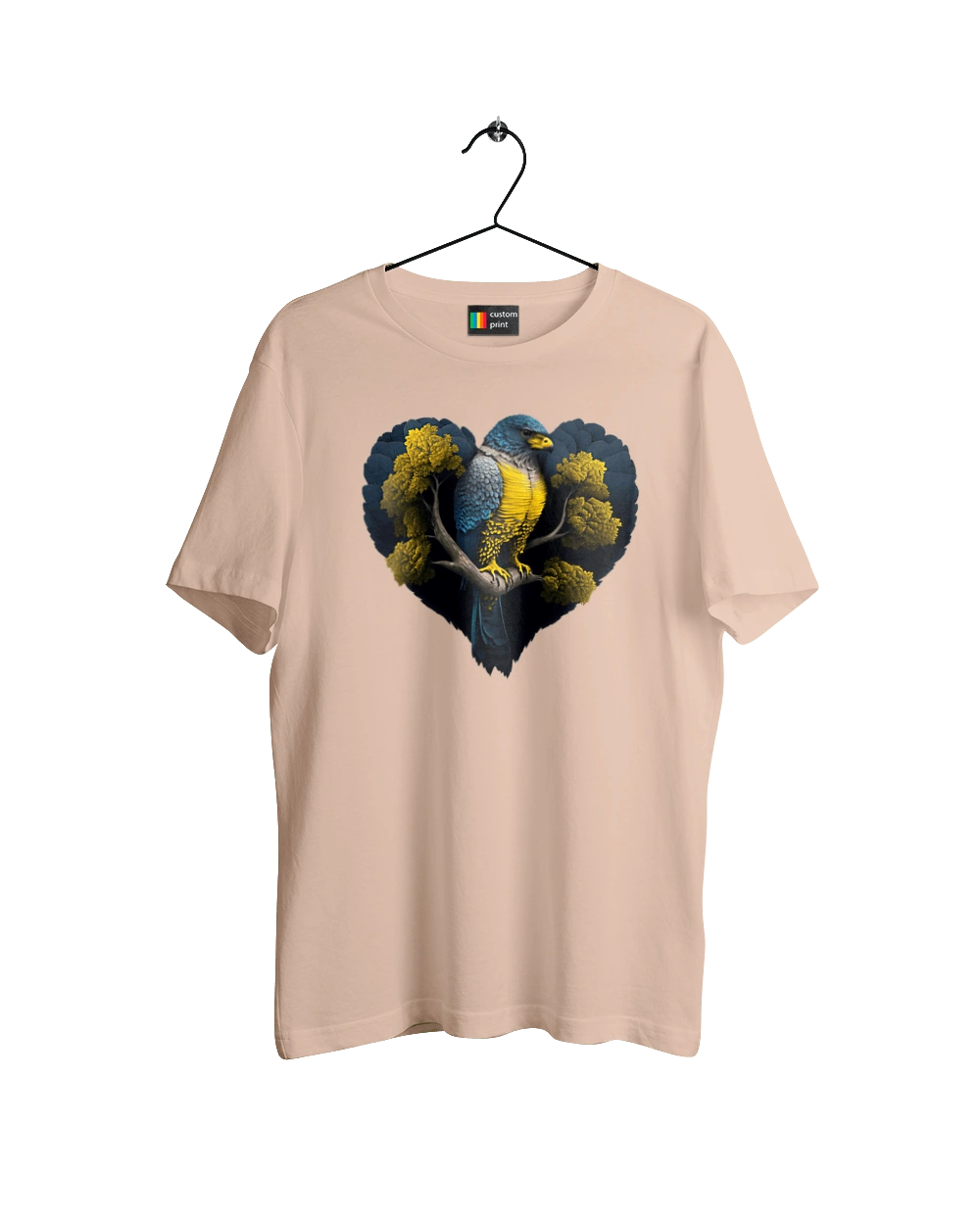 Blue and yellow falcon