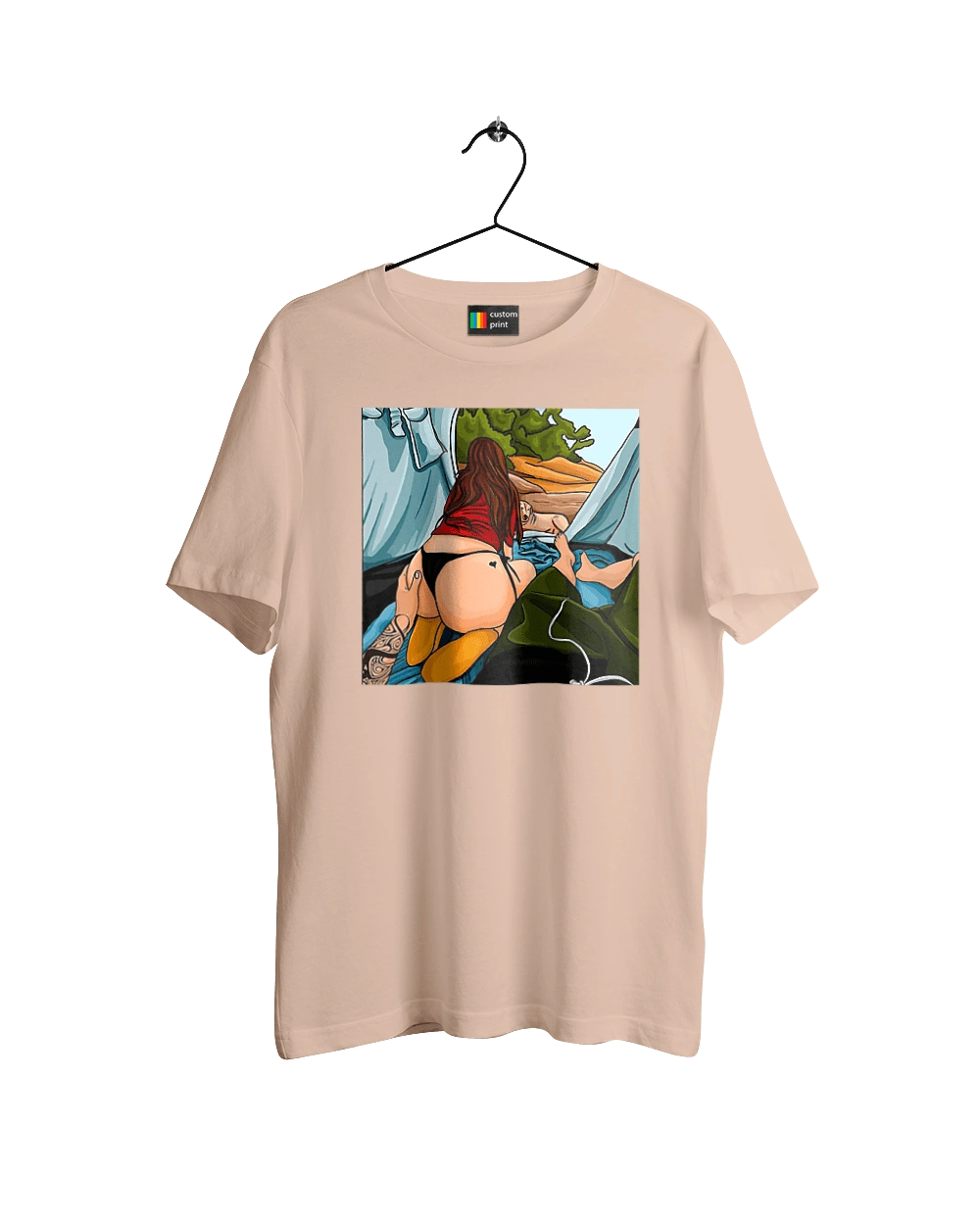 Rest With Favorite In The Tent