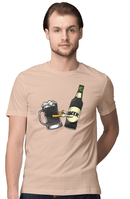 Bottle Of Beer With A Glass Of Beer