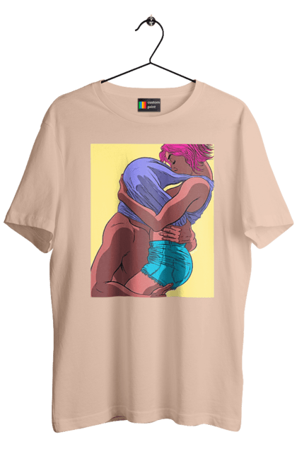 Футболка чоловіча з принтом "Чоловік Під Майкою У Дівчата". Пристрасть, сиськи. 2070702