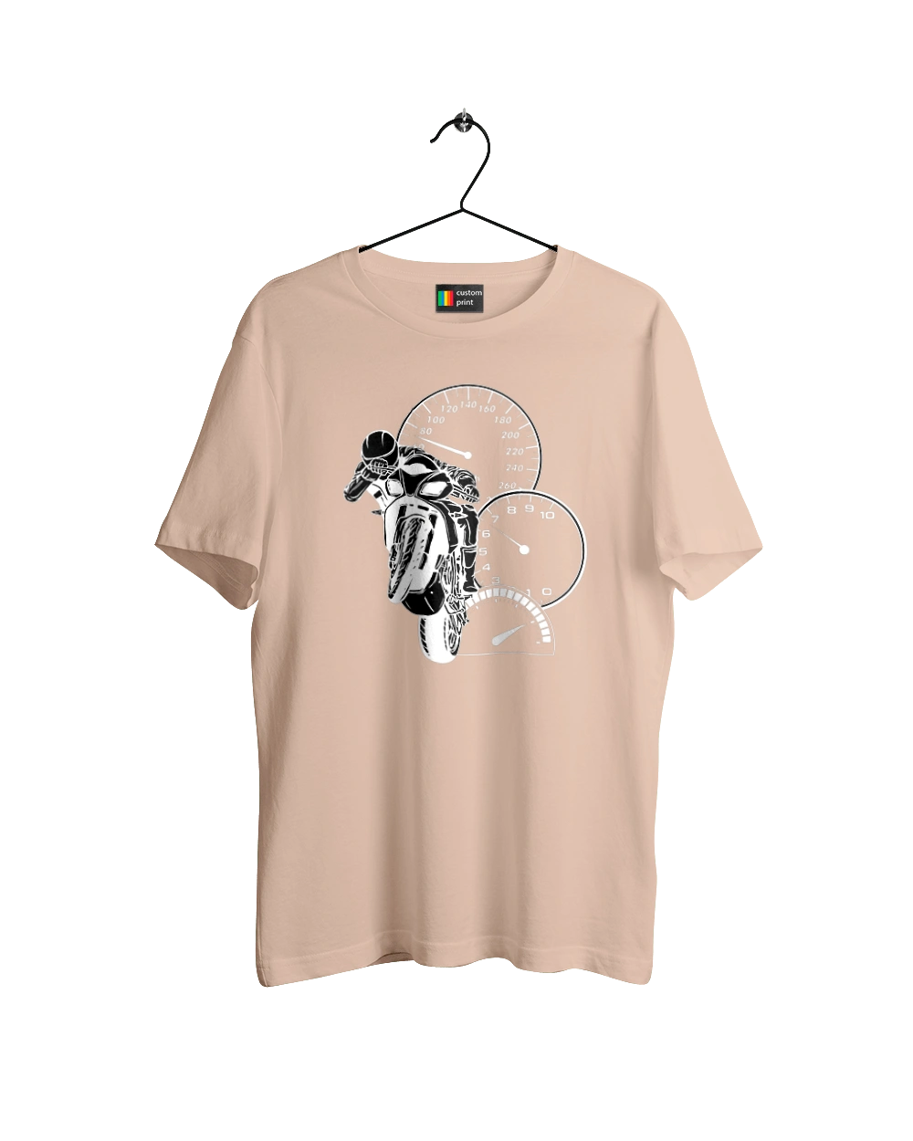 Motorcycle And Speed White