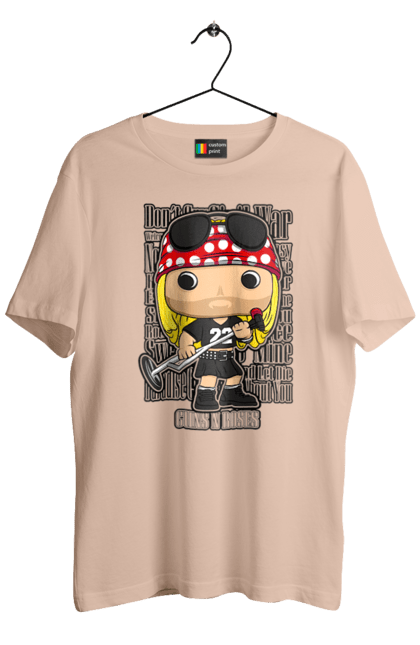 Men's t-shirt with prints Guns N Roses. Guns n roses, hard rock, heavy metal, music, rock band. 2070702