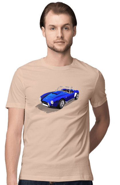 Men`s t-shirt with prints Car. Auto, car, classic, old, old machine. 2070702