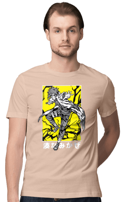 Men's t-shirt with prints Anime 40. Anime, character, manga, minato namikaze, naruto, ninja, tv series. 2070702