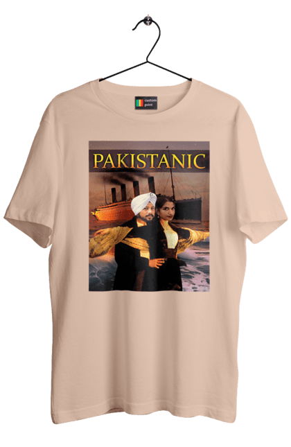 Футболка чоловіча з принтом "Pakistanic". Гумор, кіно, креативні, пакістан, приколи, прикольні, смішні, титанік, тренди, фільми. 2070702