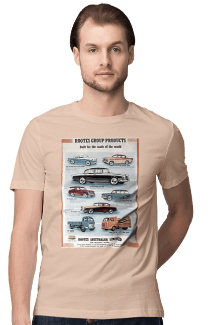 Men`s t-shirt with prints Car. Rootes, rootes (australia) limited, rootes group, rootes group products. 2070702