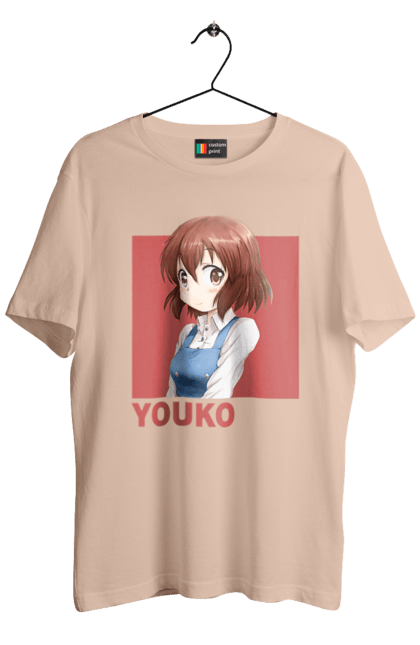 Men's t-shirt with prints Kiniro Mosaic Yoko Inokuma. Anime, gold mosaic, kiniro mosaic, kinmoza, manga, yoko, yoko inokuma. 2070702