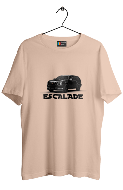 Футболка чоловіча з принтом "Каділак". Автомобіль, бізнес клас, джип, ескалада, каділак, машина, позашляховик. 2070702